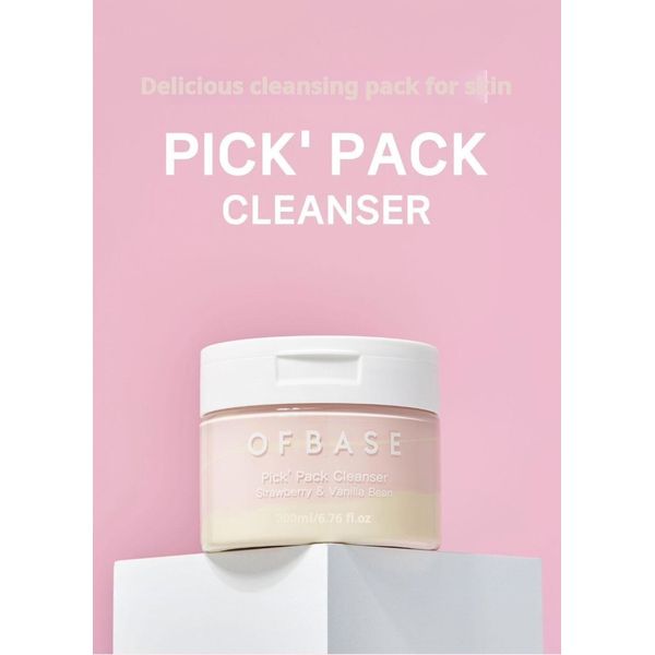 OFBASE Pick Pack Cleanser Strawberry & Vanilla bean 200ml