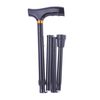 Ability Superstore Folding Walking Stick Black 31-35-inch Adjustable Height