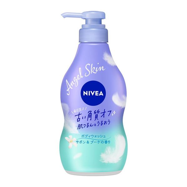 Kao Nivea Angel Skin Body Wash, Savon &amp; Bouquet Scent, 480ml