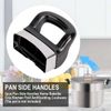 2 Pcs Pot Short Side Handles Replacement Pot Handle Universal Pan Side Handle
