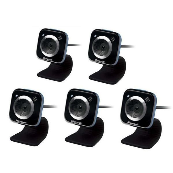 Microsoft LifeCam VX-5000 Webcam (Red Accent)