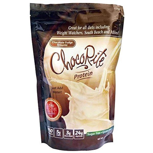 ChocoRite - Protein Shake Mix - Chocolate Fudge Brownie - 12 Servings - High Protein 20g