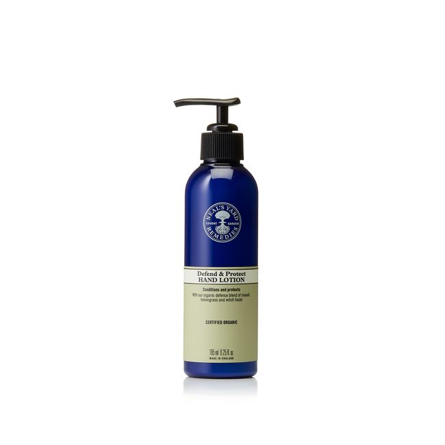 Neal's Yard Remedies Defend and Protect Hand Lotion | Conditions for Beautifully Soft Skin | 185ml