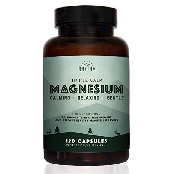 Calming Magnesium Complex 150mg - 120 Capsules with Glycinate, Malate, Taurate