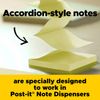 Post it Notes Floral Fantasy 3x3 Dispenser Adhesive Notes 12 Pads 100 Sheets