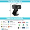 1080P Webcam Live Streaming Web Camera Microphone Video Game PC Desktop Laptop
