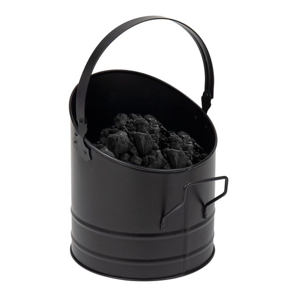 Fireplace Ash Bucket, 6L (1.5 gal) Capacity, Wood Stove, Fireplace Accessorie...