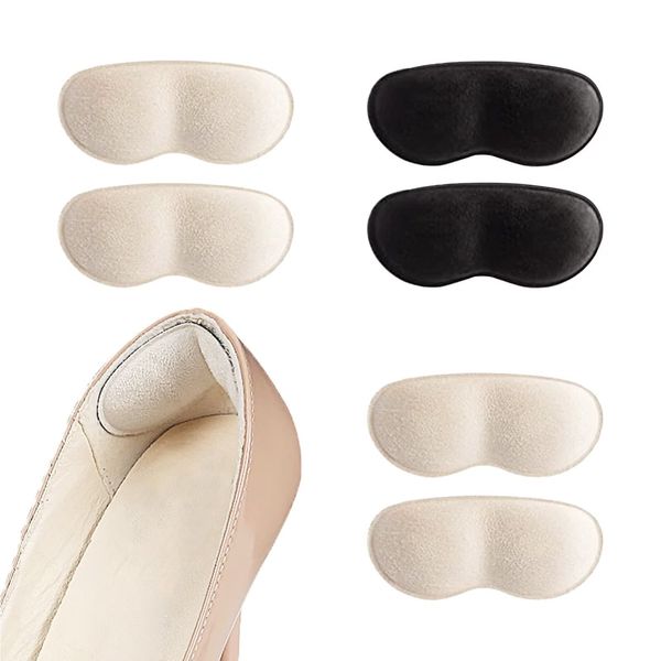 Heel Prevents Blisters, Size Adjustment, Prevents Shoes from Falling, Pads, Heel Protection, Heel Cushion, Anti-Slip, Anti-Slip, Adhesive Seal Included, Unisex, Left and Right, 3 Pairs Set