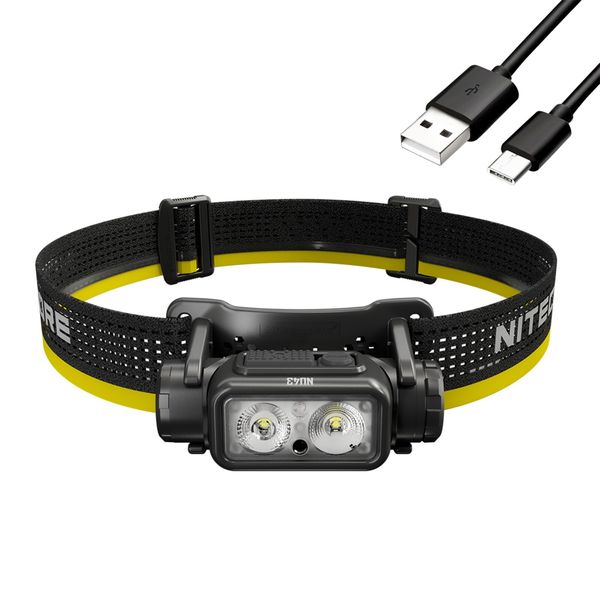 NITECORE NU43 1400-lumens USB-C Rechargeable Headlamp