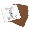 Gincident Definition Coaster Drinks Mat Set of 4