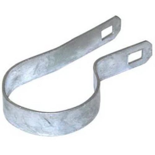 Ozark Fence & Supply Galvanized Steel Tension Band (7, 1 3/8"): 7-Pack Galvanized Tension Bands for 1-3/8" Chain Link Fence Posts - Rust-Resistant, Durable, Easy Install. Includes Required Bolt & Nut.