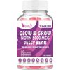 (60 Chews) VITINITY Glow & Grow Biotin 5000 Mcg Jelly Beans