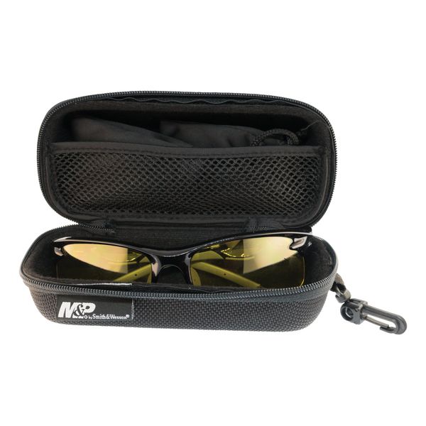 Smith & Wesson M&P Harrier Half Frame Interchangeable Shooting Glasses with Impact Resistance and Anti-Fog Lenses for Shooting, Working and Everyday Use