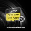 Lexar microSDXC Gold Series UHS-II 128GB V60