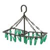 JVL Folding sock hanky dryer complete with 20 pegs
