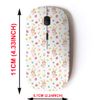 2.4G Wireless Mouse with Cute Pattern Design for All Laptops and Desktops with Nano Receiver - Cute Bunny Easter Egg
