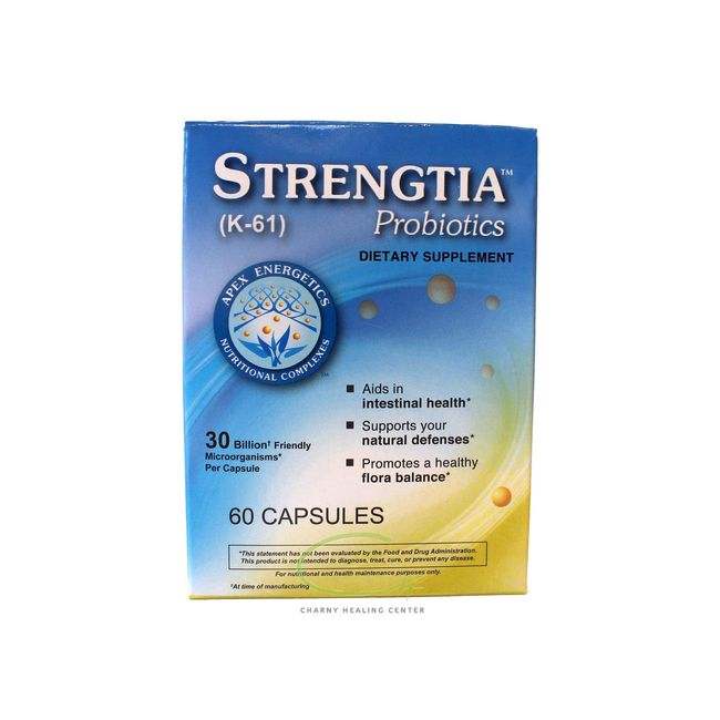 STRENGTIA Probiotics 60 VCAPS (60 vcaps)