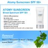 Atomy Sunscreen 2 FL.OZ. 60ml (Beige) x 4 Set, Korean Sun Protector Suncream