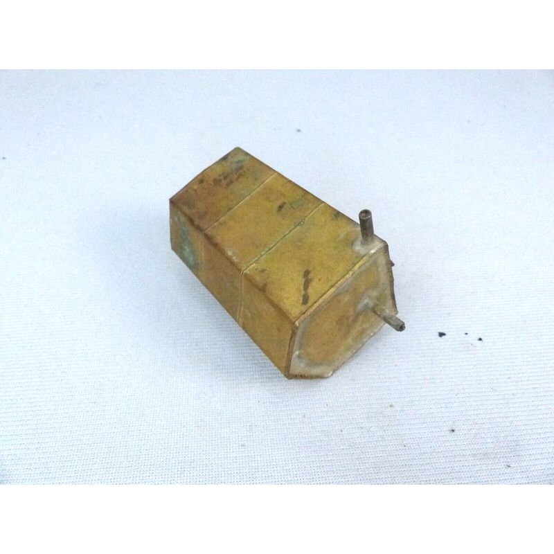 Vintage brass model airplane fuel gas tank everymarket
