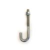 M12 Hook Bolt, Wire Tensioning Straining Bolt, Roofing J Bolt (4, 250mm)