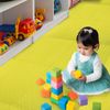 Easimat Yellow Exercise Mat - 32 Pieces Interlocking Gym EVA Soft Foam Floor Tiles