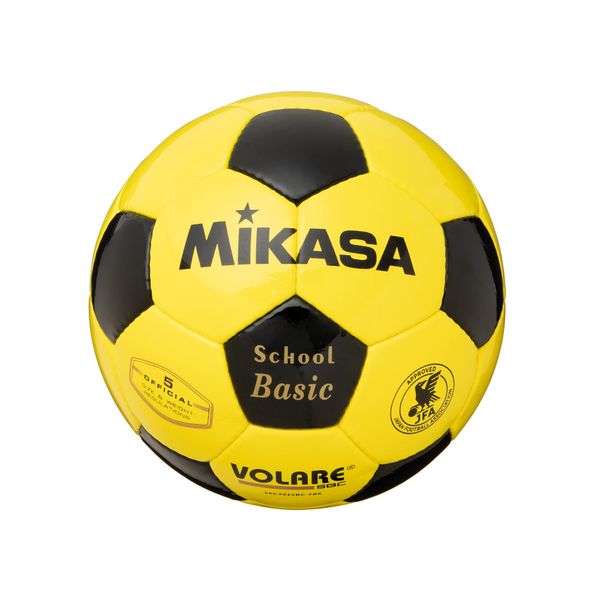 MIKASA Soccer Ball No. 5 Japan Soccer Association Test Ball (For General University, High School Students, and Middle School Students) White Hand-sewn Ball SVC502SBC-W Recommended Internal Pressure