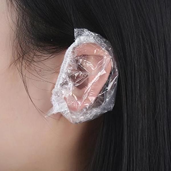 Hair dye earmuffs perm hair shop ear cap beauty salon ear protection vinyl