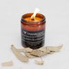 Transcend Cosmetics Euphoric Eucalyptus Organic Beeswax Candle, Black