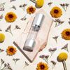 Cosmetic Packaging Now! Luxe Airless Bottle, 30 ML, Clear Bottle w/Matte Silver