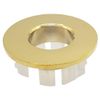 Golden Brass Made Basin Sink Overflow Cover Insert Hole Trim