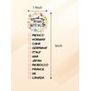 Drinking Around The World - Pack Of 2 Temporary Tattoo