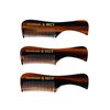 3PC Mini Combs Mustache Beard Eyebrows Pocket Travel Cellulose Acetate Grooming