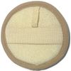 3 pcs/set 4"×4" Natural Exfoliating Face Pad Loofah Sponge Facial Brush - Shower Scrubber - Body Bath Spa For Men & Women, Renewable Resource (Front 100% Loofah + Back 100% pile fabrics) Pack of 3