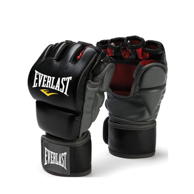 Everlast Train Advanced MMA 7-Ounce Grappling/Training Gloves (Black, Large/X-Large)