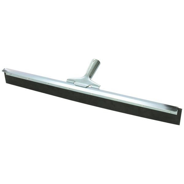 Ettore Industrial Duty Floor Squeegee, 24 in, Steel Gray