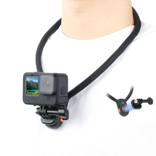 VRIG Magnetic Neck Mount for GoPro, Quick Release Magnetic Holder, Camera POV Mount Compatible with GoPro Hero 13 12 11 10, DJI OSMO Action 5Pro/4/3 Insta360 ACE PRO, Fathers Day for Gifts