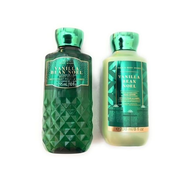 VANILLA BEAN NOEL BATH AND BODY LOTION AND WASH SET