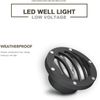 LED Well Light Low Voltage Landscape Lighting Garden Deck Light In-ground
