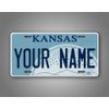 Kansas State License Plate Replica with Personalized Text 