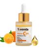 🌿 20% Vitamin C Serum For Face | Anti Aging face serum with Hyaluronic Acid, Ferulic Acid and Vitamin E | Brightening Serum For Dark Spots, Fine Line and Wrinkles | Natural, No Artificial Colors | 1 fl oz