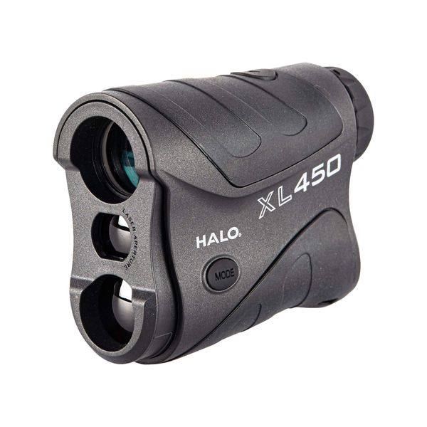 Halo XL450 Range Finder, 450 Yard laser range finder for rifle and bow hunting , black