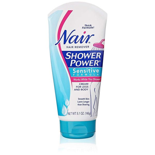Nair Shower Power Cream Sensitive Formula, 5.1 Ounce