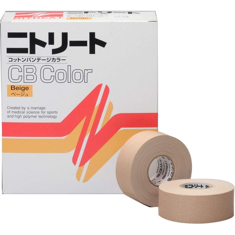 Nitoms CBC-25 CBC Tape Sports Tape, Multi-Roll Pack, Cut by Hand, Non ...