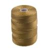 C-Lon Bead Cord, Antique Gold - 92 Yard Spool