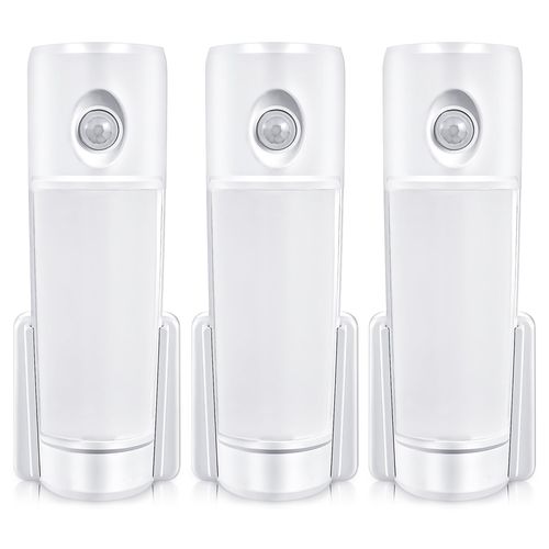 Enhon 3 Pack LED Emergency Flashlights, Rechargeable Plug in Power Failure Night Light, Motion Sensor Power Outage Light for Home, Battery Spare LED Safety Light for Hurricane, Storms, Camping