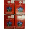 4 Box Holiday Time 100ct Mini Blue String Light 20ft Green Cord Christmas Easter