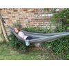 Lightweight Single Hammock in Medium grey Nylon by Wild Earth
