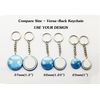 ChiButtons 37mm Versa-Back Keychain Round [Metric System] (100 Sets)