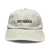 Vivian Flytrap Unisex Sad Songs Washed Embroidered Dad Baseball Cap - Cream