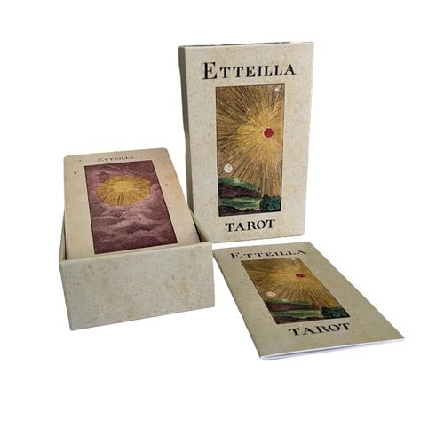 Vieux Monde Express Etteilla Tarot Deck & Guide | Vintage Facsimile | Made in USA